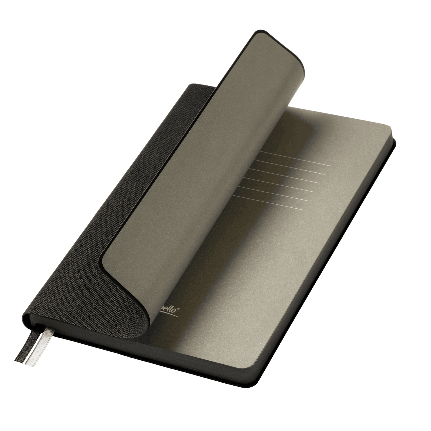 Ежедневник Tweed недатированный, черный