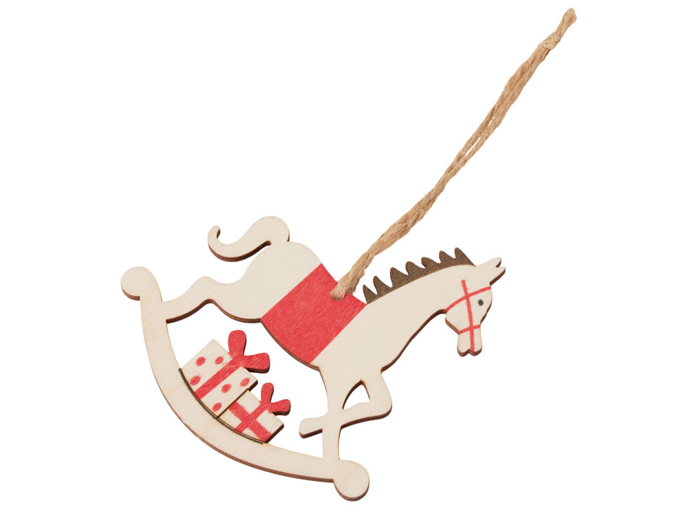 Деревянная подвеска на елку Poni Деревянная подвеска на елку Poni