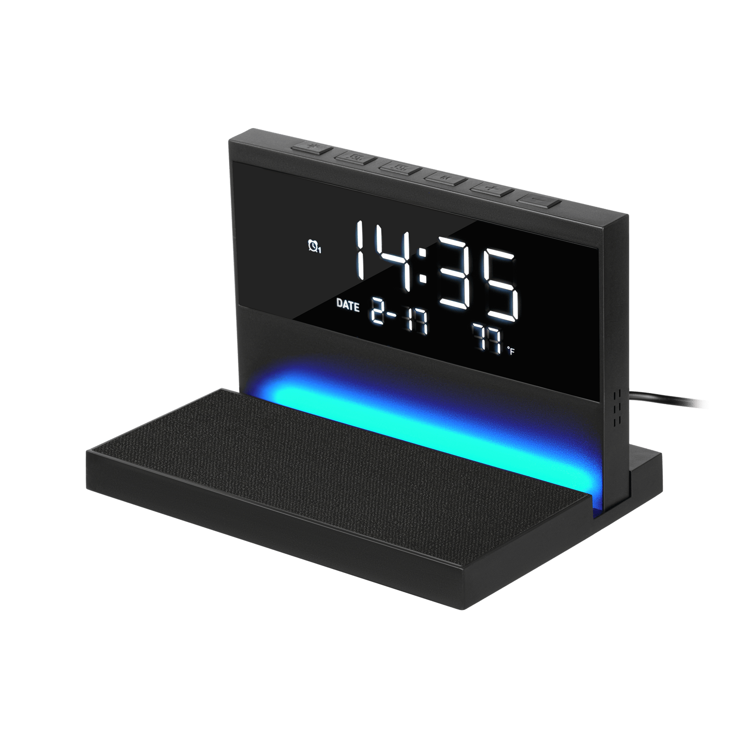 Зарядная станция с часами 15W Glory