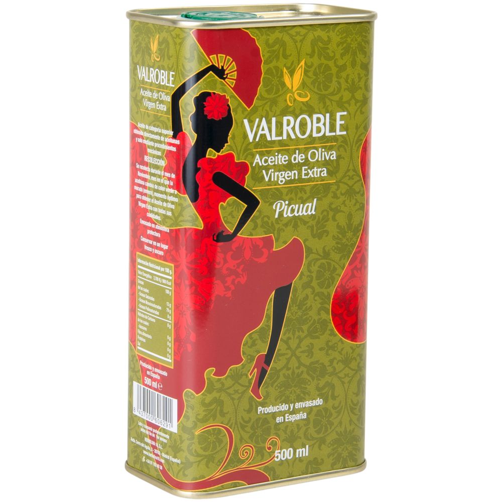 Масло оливковое Valroble Picual, в жестяной упаковке