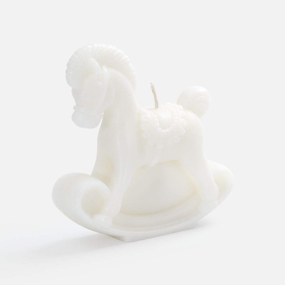 Свеча фигурная «Лошадка-качалка», белая Свеча фигурная «Лошадка-качалка», белая