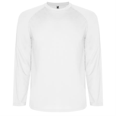 Спортивная футболка MONTECARLO L/S мужская, БЕЛЫЙ