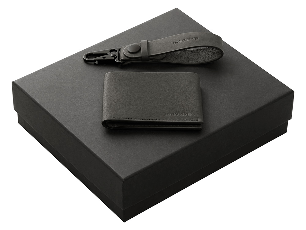 Подарочный набор Long River: кошелек, ремешок для ключей