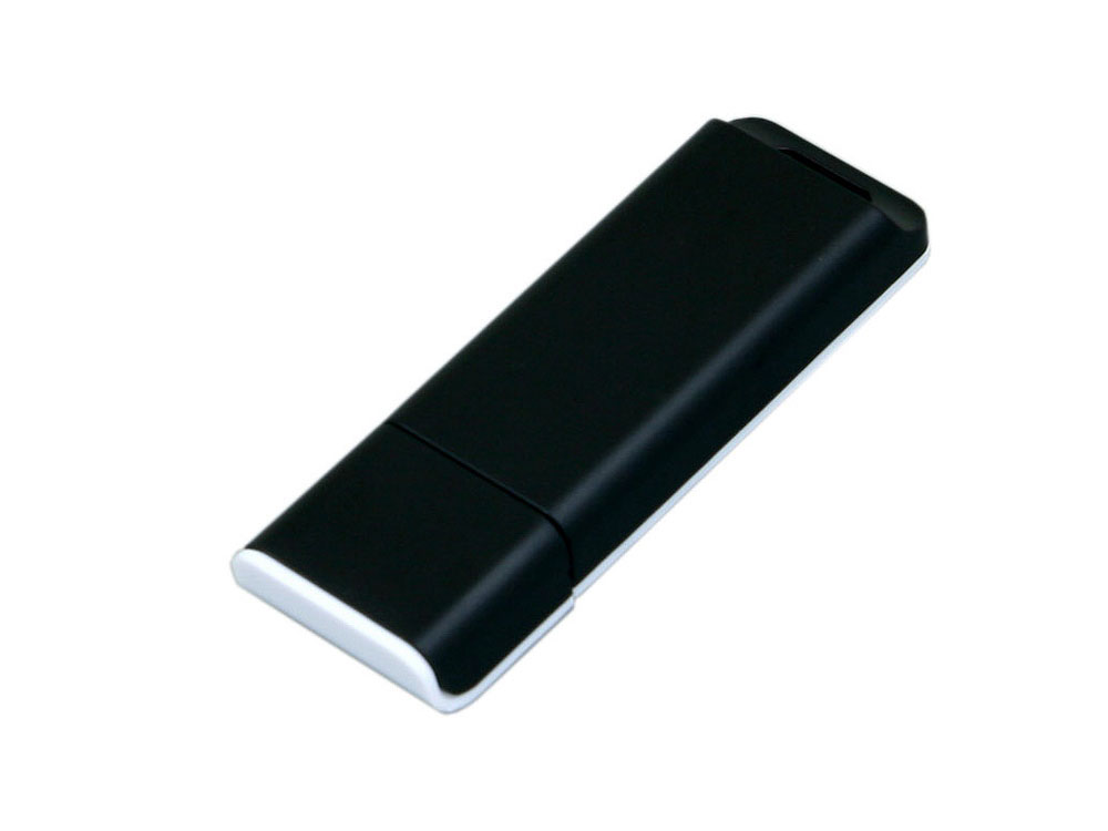 USB 2.0- флешка на 4 Гб с оригинальным двухцветным корпусом