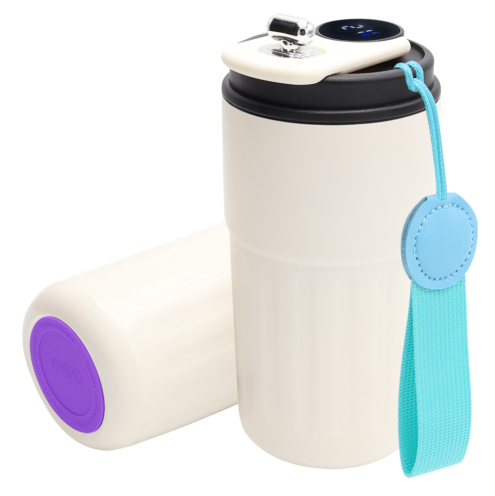 Термокружка Ashly To Go, белая/бирюзовая/фиолетовая