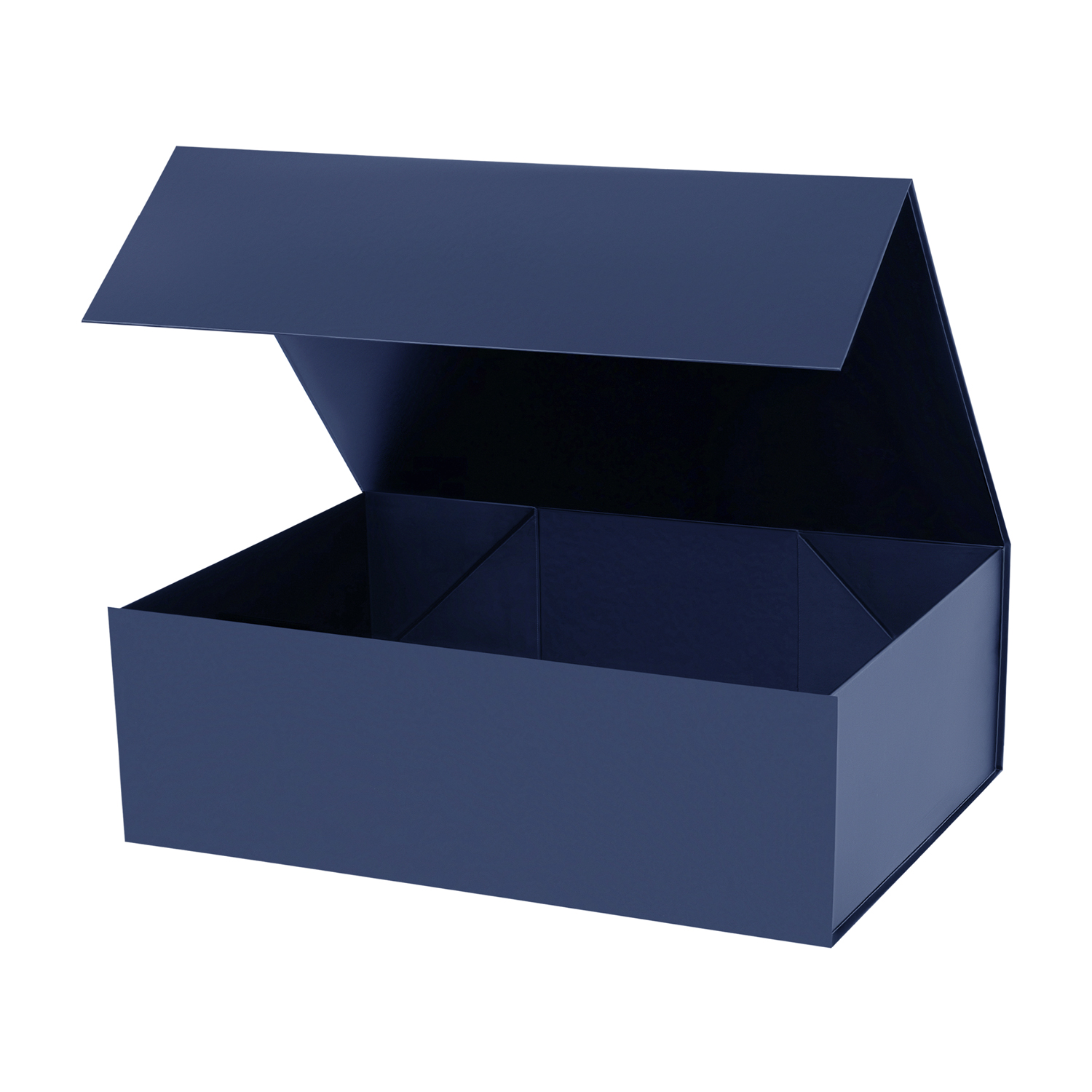 Подарочная коробка-трансформер средняя, синяя