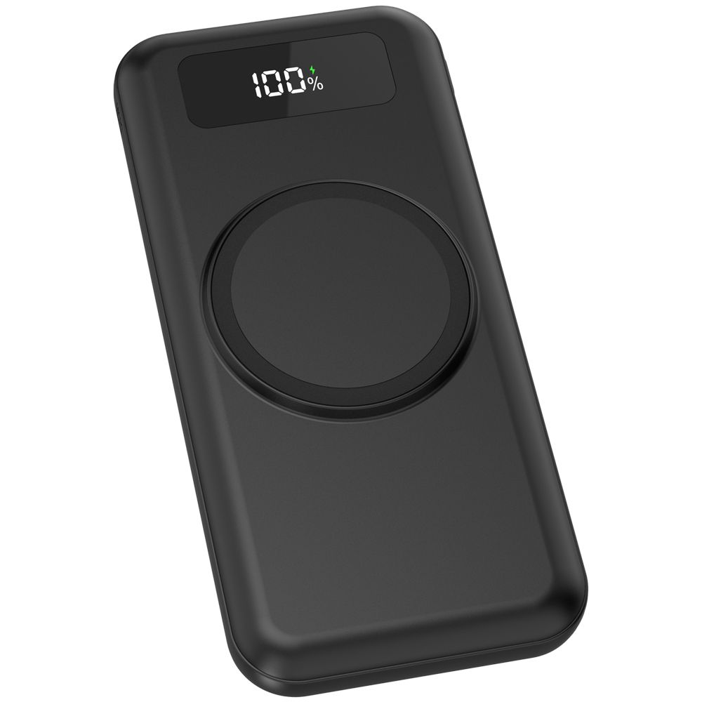 Внешний аккумулятор Authority с беспроводной зарядкой (5W), 10000 mAh, чёрный