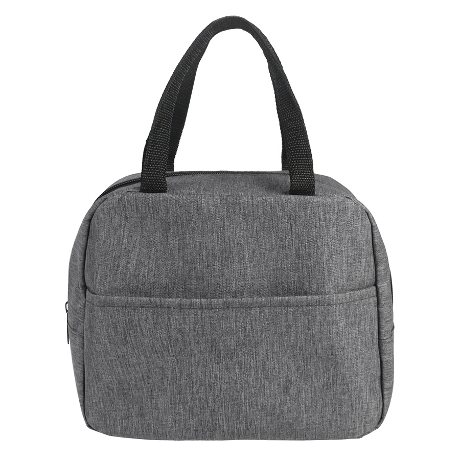 Термосумка "EAT", серый меланж, 24 x 21 x 12 см, полиэстер 300D