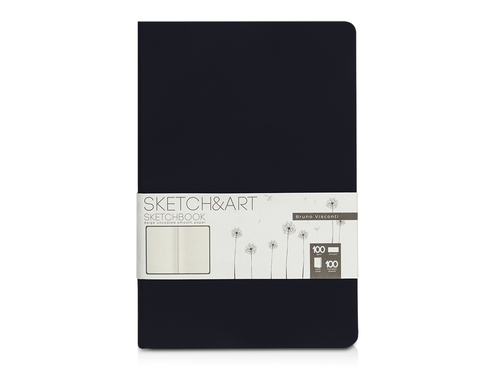 Скетчбук Sketch & Art 100 г/м2, soft-touch