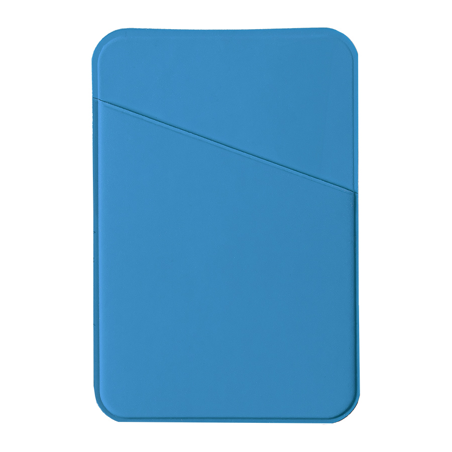 Чехол для карты на телефон Simply, самоклеящийся 65 х 97 мм, голубой, PU 