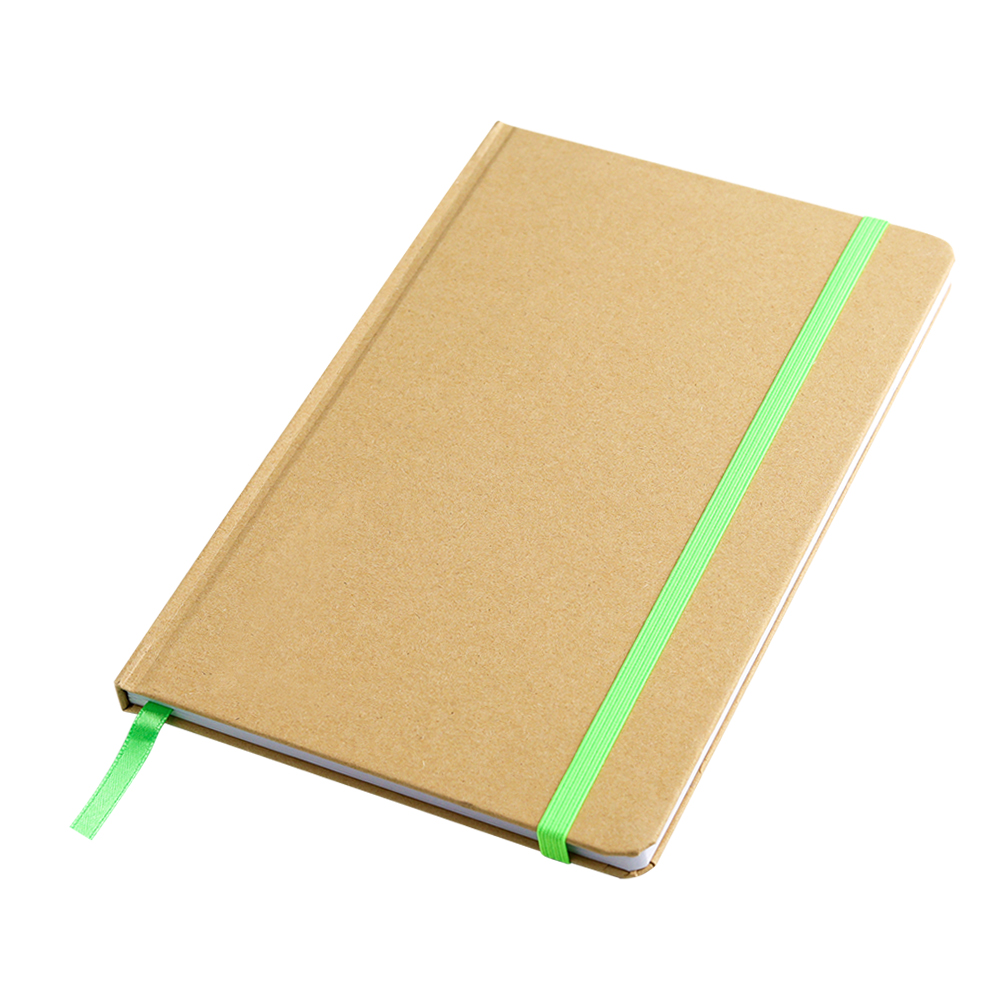 Блокнот "Элвин" с линованными страницами, зеленый