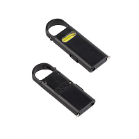 Фонарик "Spark" с рулеткой и карабином