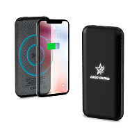 Внешний аккумулятор Stormoway, 10000 mAh с беспроводной зарядкой, черный Внешний аккумулятор Stormoway, 10000 mAh с беспроводной зарядкой, черный