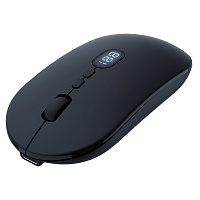 Мышь компьютерная беспроводная с индикатором Peeper, черный Мышь компьютерная беспроводная с индикатором Peeper, черный