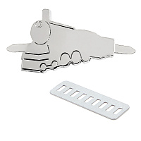 Шильд металлический - поезд