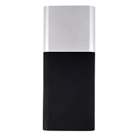 Универсальное зарядное устройство "Black gun"(10000mAh),черный с серебристым,6,2х14,5х1,7см, пластик