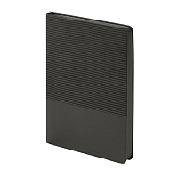 Ежедневник недатированный RIFF, серый, формат А5, блок в линейку