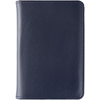 Обложка для паспорта Signature, синяя Обложка для паспорта Signature, синяя