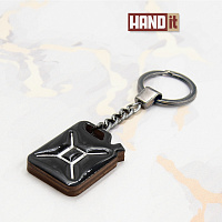 Брелок Канистра (черный с серебром)