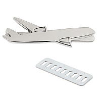 Шильд металлический - самолет