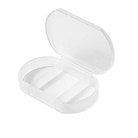 Витаминница TRIZONE, 3 отсека; 6 x 1.3 x 3.9 см; пластик, прозрачная Витаминница TRIZONE, 3 отсека; 6 x 1.3 x 3.9 см; пластик, прозрачная