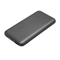 Внешний аккумулятор Carbon PB 10000 mAh, графитовый металлик