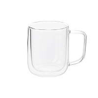 Кружка стеклянная с двойными стенками Viora