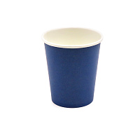 Бумажный стакан 8 унций, (240 мл) евро стандарт, сине-белый Бумажный стакан 8 унций, (240 мл) евро стандарт, сине-белый