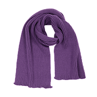 Шарф Forges вязаный, фиолетовый