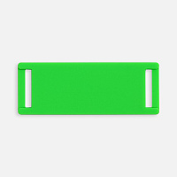 Лейбл из ПВХ Kova, зеленый неон