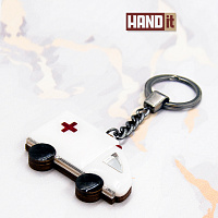 Брелок Скорая помощь (белый с синим)