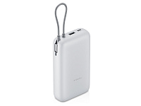 Внешний аккумулятор с встроенным кабелем Xiaomi Power Bank (Integrated Cable), 20000 мАч