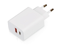 Сетевое зарядное устройство c выходами USB-A и USB-C и быстрой зарядкой QC/PD Recharger Pro, 30 Вт Сетевое зарядное устройство c выходами USB-A и USB-C и быстрой зарядкой QC/PD Recharger Pro, 30 Вт