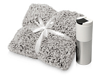 Подарочный набор Хюгге с пледом и термокружкой Подарочный набор Хюгге с пледом и термокружкой