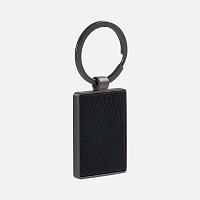 Брелок Gun Metal Leather Rectangle, графитовый Брелок Gun Metal Leather Rectangle, графитовый