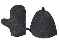 Банный набор из шапки и рукавицы Renew