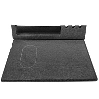 Коврик для мышки с беспроводной зарядкой Rolter, серый Коврик для мышки с беспроводной зарядкой Rolter, серый