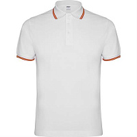 Футболка поло NATION мужская, БЕЛЫЙ