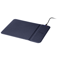 Коврик для мыши с беспроводным зарядным устройством 15W Honor, синий