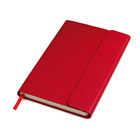 Бизнес-блокнот А5 "Creative", на магнитах, красный, нелинованный блок