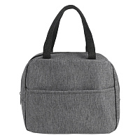 Термосумка "EAT", серый меланж, 24 x 21 x 12 см, полиэстер 300D