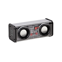 Bluetooth колонка "Buzz Light" 10Вт (2х5Вт) с разноцветной подсветкой-эквалайзером и прозрачным корпусом Bluetooth колонка "Buzz Light" 10Вт (2х5Вт) с разноцветной подсветкой-эквалайзером и прозрачным корпусом