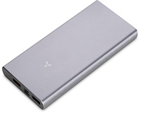 Внешний аккумулятор  Accesstyle CHARCOAL II (10000 mAh), серебристый Внешний аккумулятор  Accesstyle CHARCOAL II (10000 mAh), серебристый