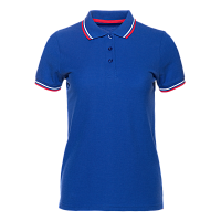 Рубашка поло женская STAN триколор хлопок/полиэстер 185, 04WRUS