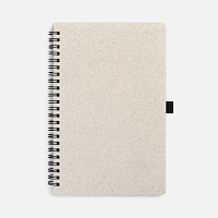 Блокнот на спирали Intrigo, белый