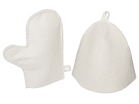 Банный набор из шапки и рукавицы Renew