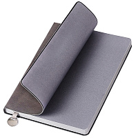 Ежедневник A5 недатированный Impero в мягком переплёте, темно-серый