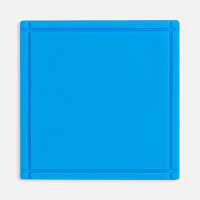 Лейбл из ПВХ Dzeta, L, голубой