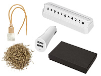 Подарочный набор с автовизиткой и USB адаптером Подарочный набор с автовизиткой и USB адаптером