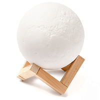 Беспроводная колонка-светильник Moonlight, белая Беспроводная колонка-светильник Moonlight, белая